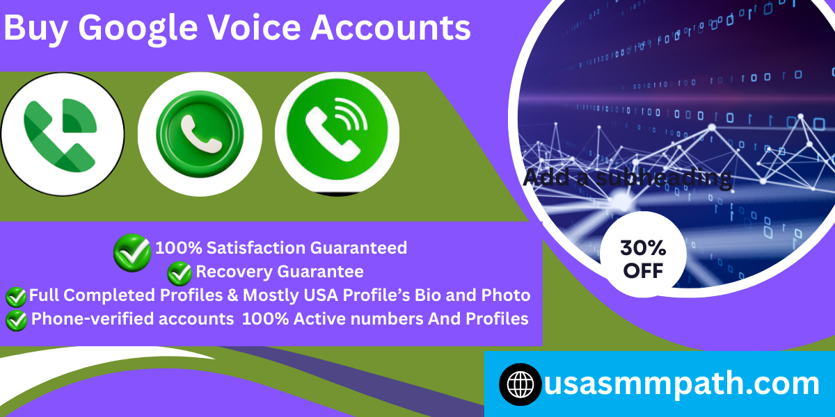 Buy Google Voice Accounts 